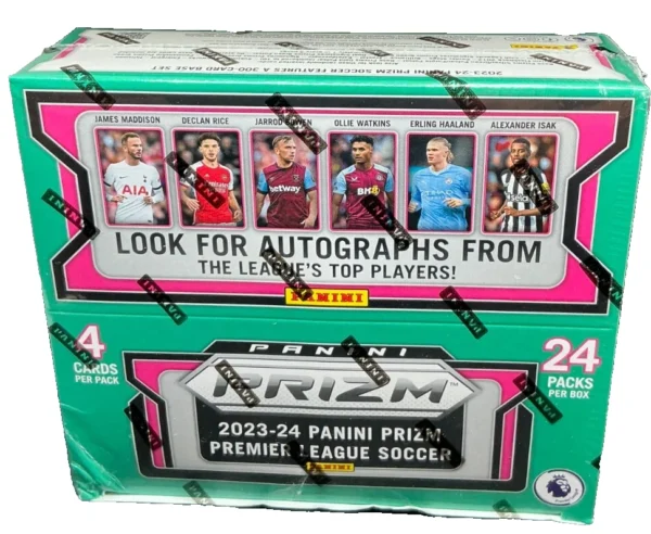 2023/24 Panini Prizm Premier League EPL Soccer Retail 24-Pack Box Factory Sealed FASC